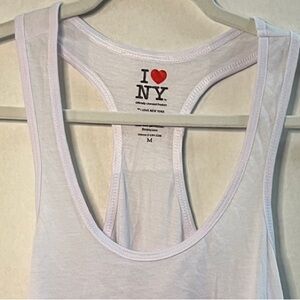 I Love NY White Tank Top